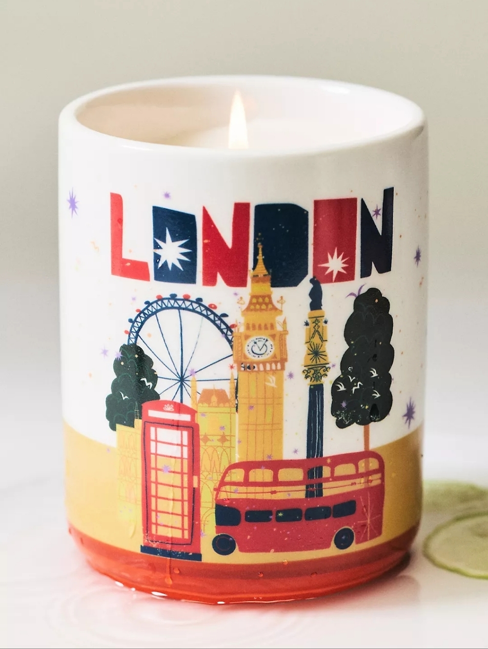 Daniella Manini x Anthropologie Woody Spring Rain & Bright Bergamo London Candle